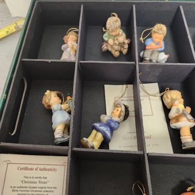 Hummel ornaments and box