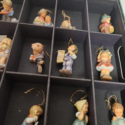 Hummel ornaments and box