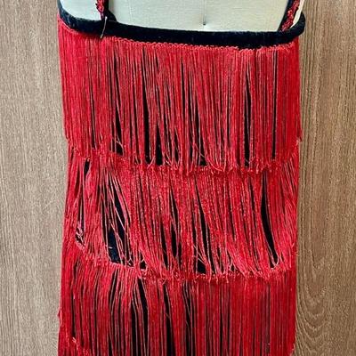 Flapper Dress Red & Black
