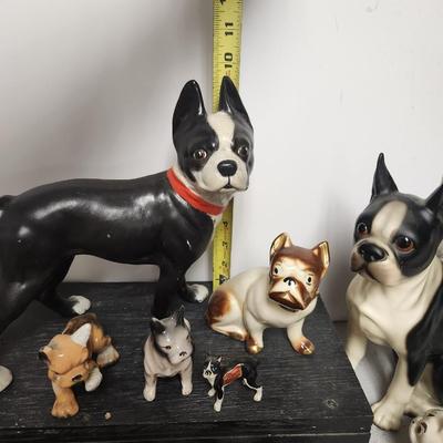 Last lot of dog figurines