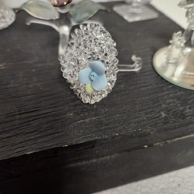 Threaded glass lot #1 (birdcage)