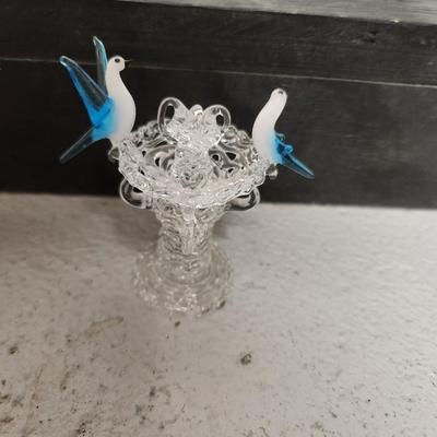 Threaded glass lot #1 (birdcage)