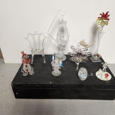 Threaded glass lot #1 (birdcage)