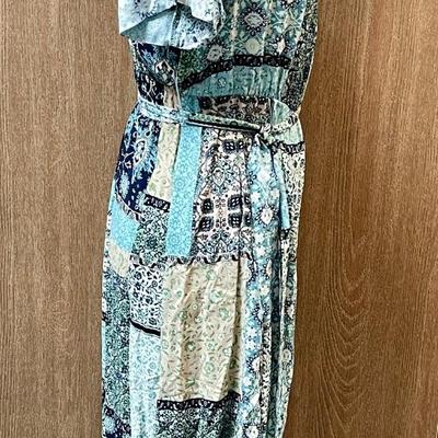 Patchwork Print Dress