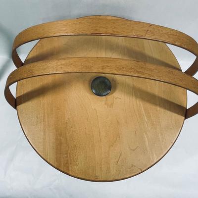 Huge Longaberger Storage Basket with Lid and Plastic Liner