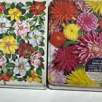 Vintage Tin Boxes Made in England