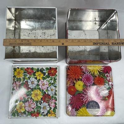 Vintage Tin Boxes Made in England