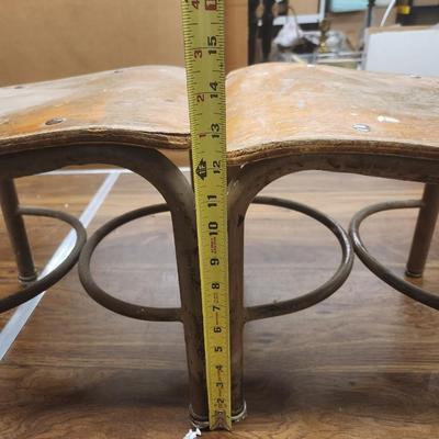 Pair of grade school children's chairs