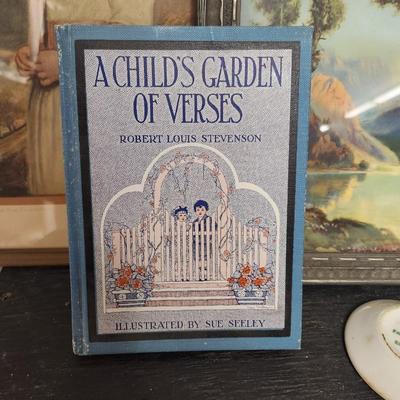 Antique child's dishes lot plus