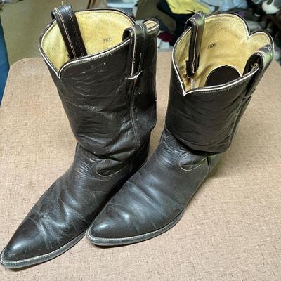 Tony Lama Black Cowboy boots