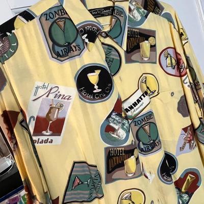 4 Hawaiian style shirts