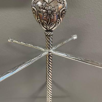 Silver jewelry holder and silver nesting jewelry holders
