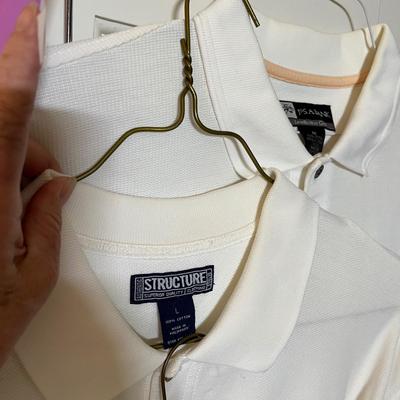 Men's White Polo/ Golf shirts