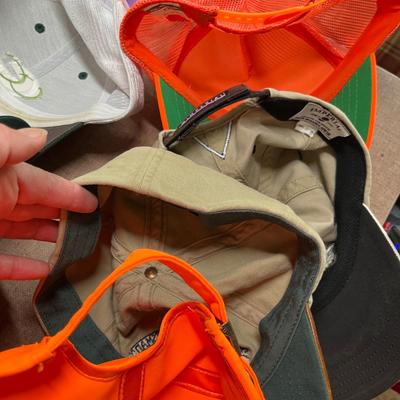 Large lot of snap back hats