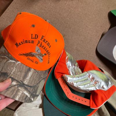 Large lot of snap back hats