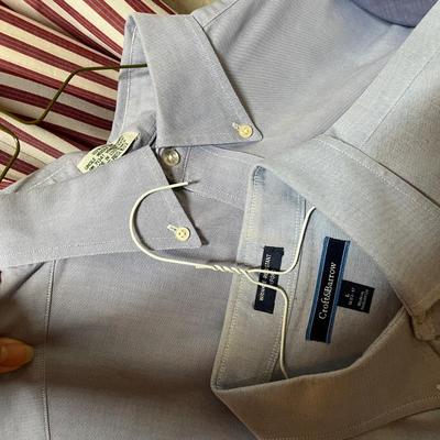 Large lot of men's dress shirts