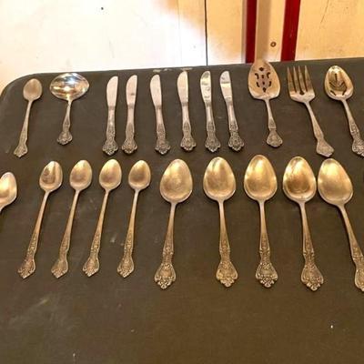 PARTIAL SET OF NORMANDY STAINLESS FLATWARE, CUTLERY & KITCHEN UTENSILS