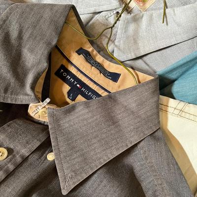 Large lot of men's shirts