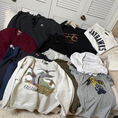 Lot of mens sweat shirts