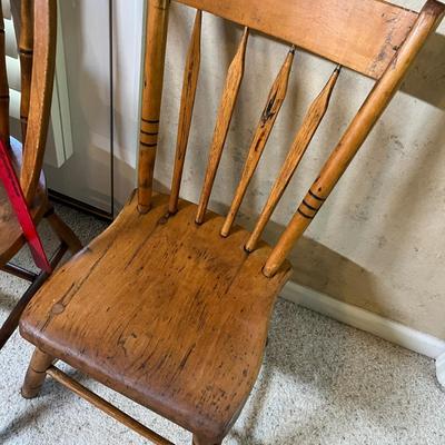 Two Primitive chairs