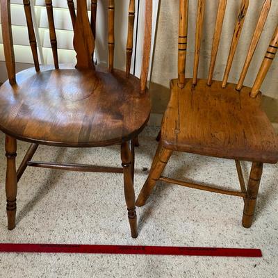 Two Primitive chairs