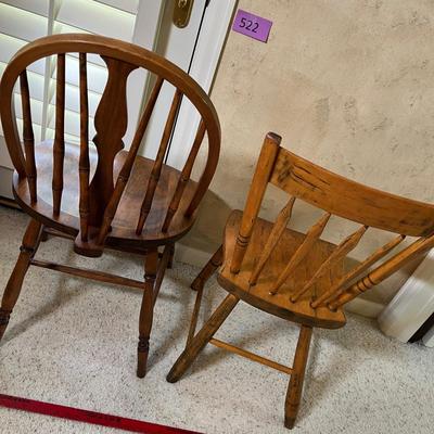 Two Primitive chairs