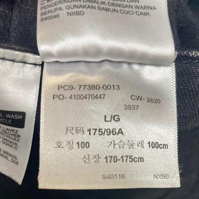 Men’s Levi’s Black Pre-washed Large Denim Jacket