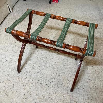 Vintage luggage stand