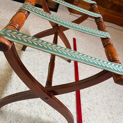 Vintage luggage stand