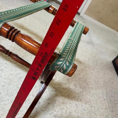 Vintage luggage stand