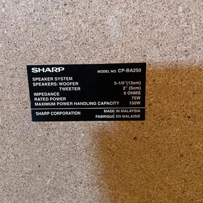 SHARP CP-BA250 SPEAKER SYSTEM