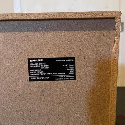 SHARP CP-BA250 SPEAKER SYSTEM