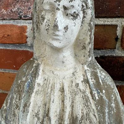Mother Mary Cement Statue (See Description)