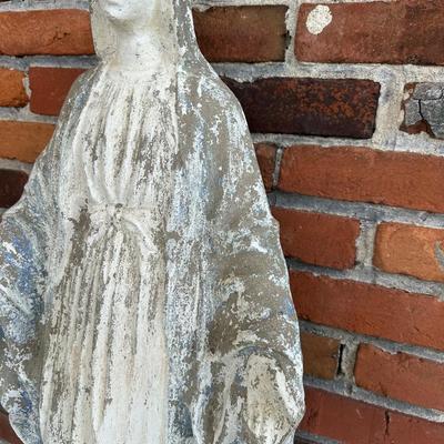 Mother Mary Cement Statue (See Description)