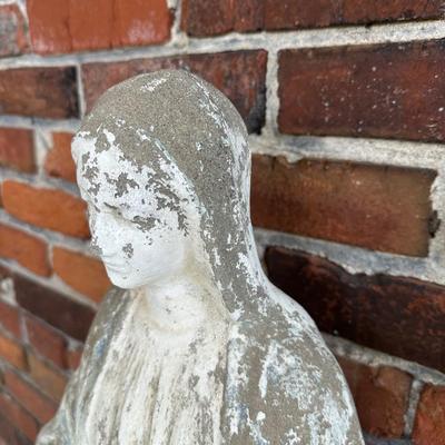 Mother Mary Cement Statue (See Description)