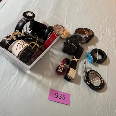 Lot #1 Ladies belts