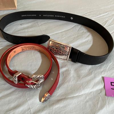 Lot #6 Ladies belts