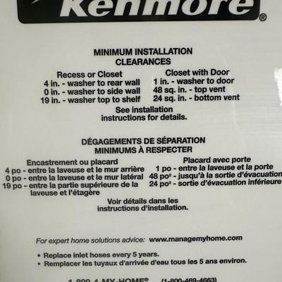 Kenmore Washing Machine