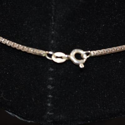 925 Sterling Fashion Necklace with 925 Matching Earrings 19.5" 39.7g