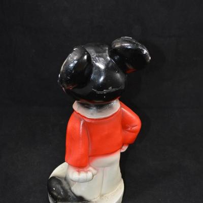 Vintage Plaster of Paris Mickey Mouse Coin Bank, Mexico 11.5" Tall