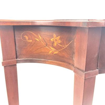 1088 Vintage Cherry HARDEN Hepplewhite Style Inlaid Console Table
