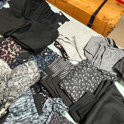 Large lot of yoga pants