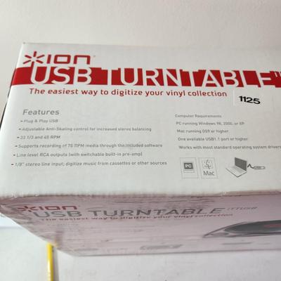 Ion USB Turntable New in Sealed box