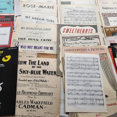 Lot of Sheet Musice