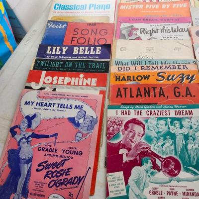 Lot of Sheet Music