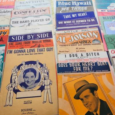 Lot of Sheet Music