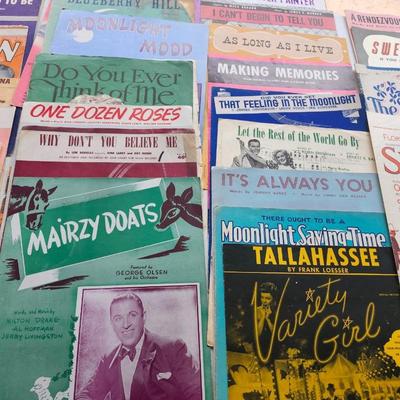Lot of Sheet Music