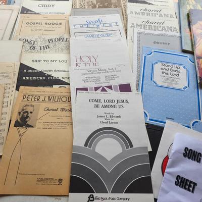 Lot of Sheet Music