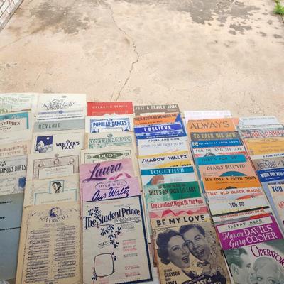 Lot of Sheet Music