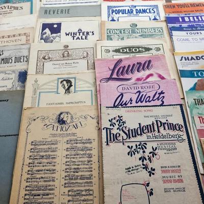 Lot of Sheet Music